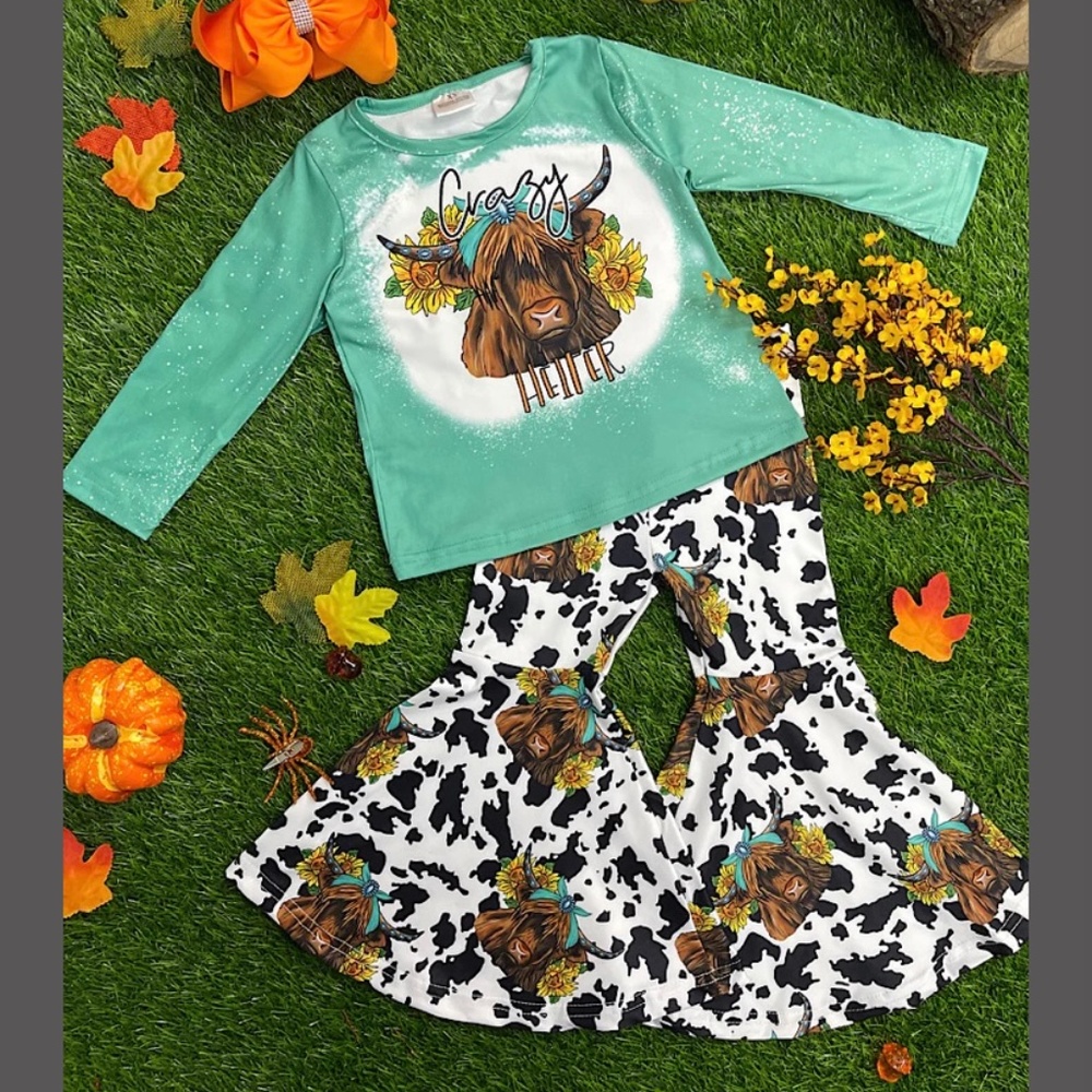 Girls crazy heifer outfit